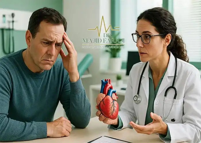 ناراحتی اعصاب و قلب درد