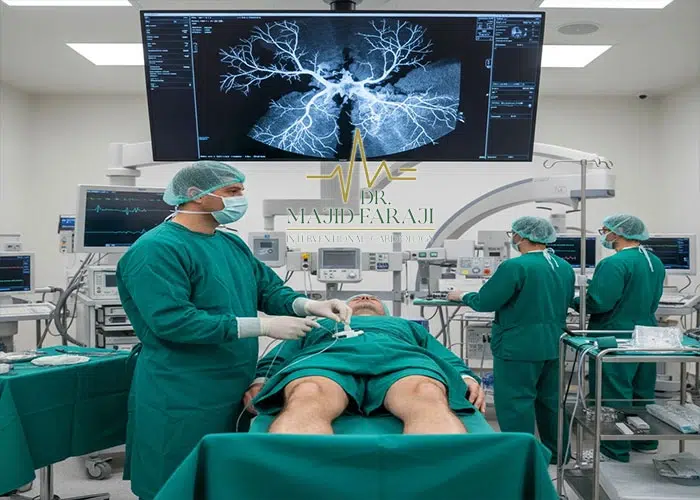 روش آنژیوگرافی پروستات