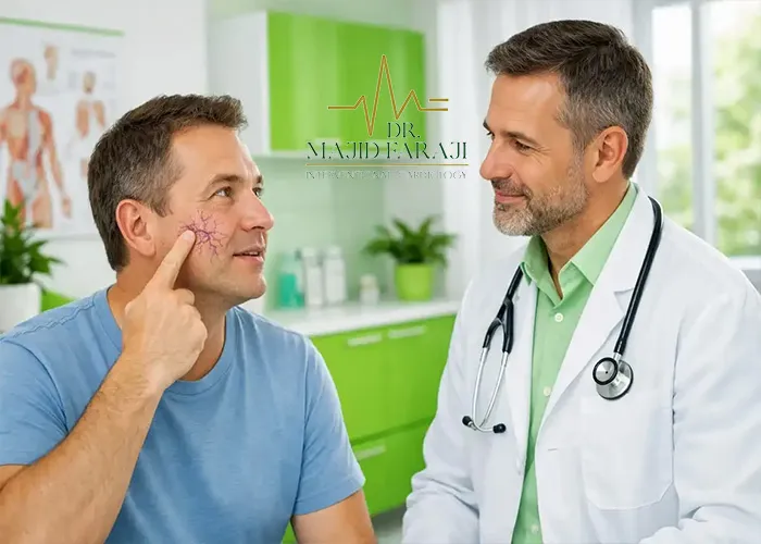 رگهای عنکبوتی نشانه چیست