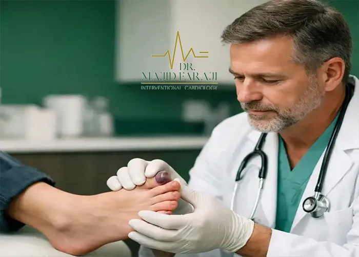 علائم خطر عروقی پا